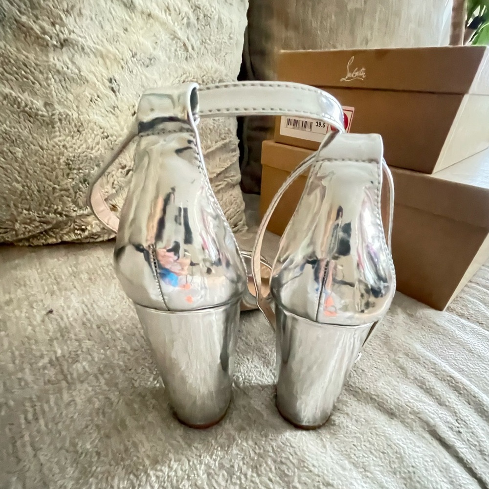 Chrome platform heels